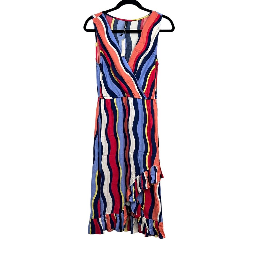 Anthropologie Plenty By Tracy Reese Womens Daphne Wrap Dress V Neck Ruffled Xs*